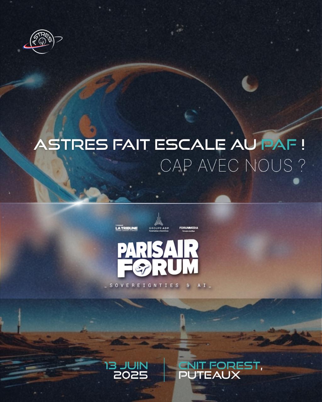 ASTRES au Paris Air Forum 2025 : la jeunesse spatiale prend la parole !